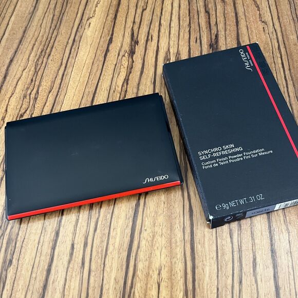 Shiseido Synchro Skin Self-Refreshing Custom Finish Powder Foundation 530 Henna - Picture 3 of 4